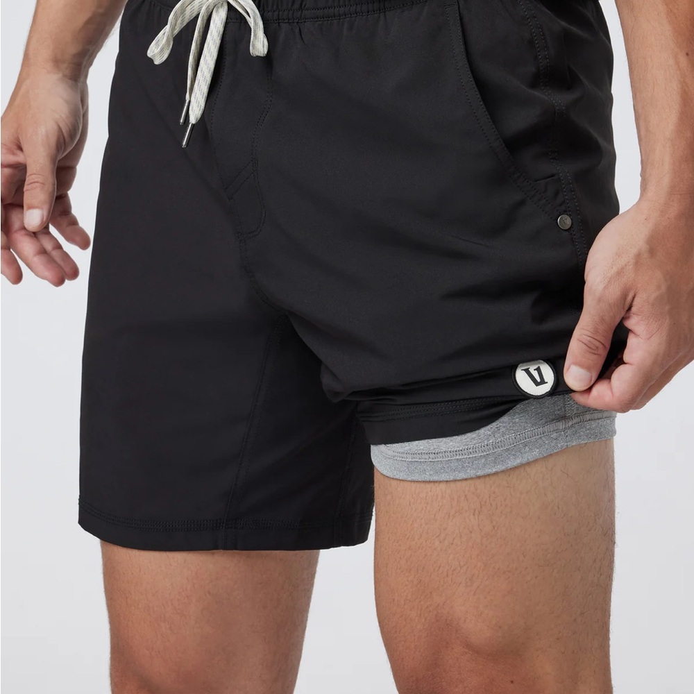 Vuori Black Athletic Shorts